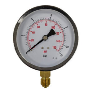 Capsule pressure gauges & button cock