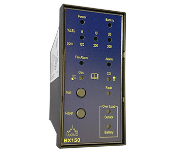 BX150 - 1 Channel Panel Mounted Gas Detector