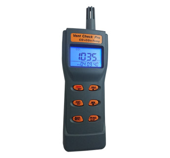 Vent Check Pro - Portable CO2, CO & Temperature Sensor